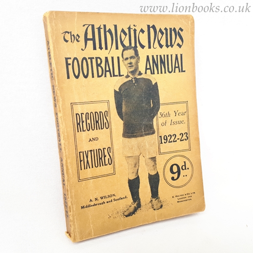 The Athletic News Football Annual 1922-23 Image for The Athletic News Football Annual 1922-23