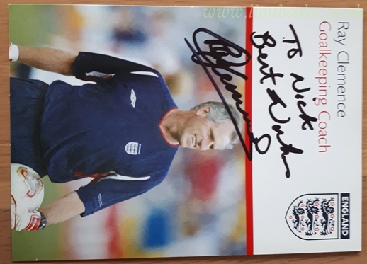 Image for Ray Clemence - Signed Official England Photograph